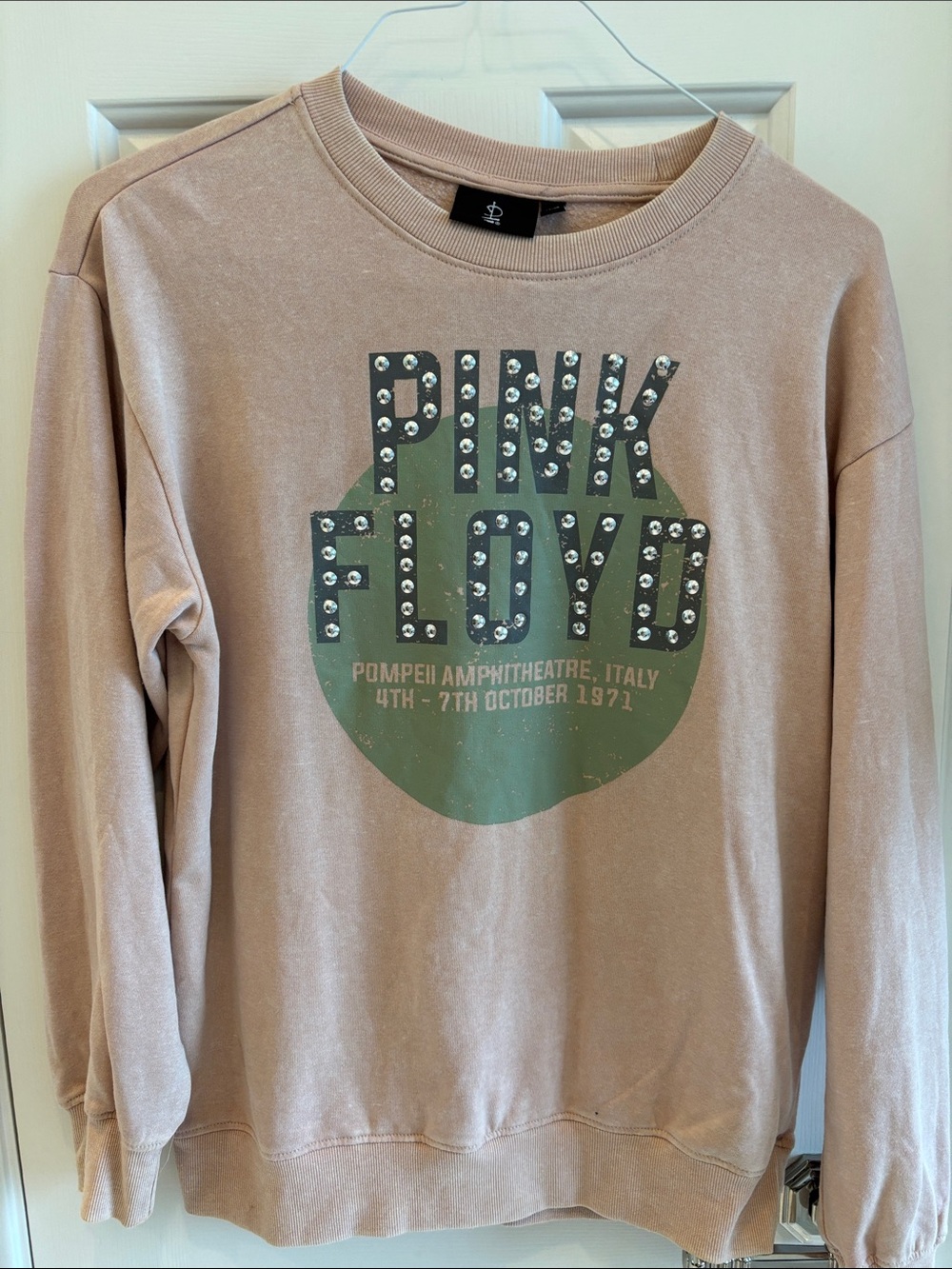 Pink Floyd Studded Logo Crewneck Sweatshirt - Unbranded